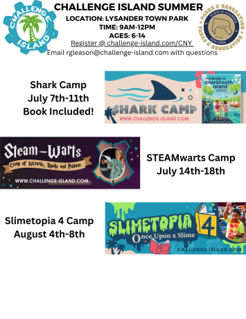 Challenge Island Summer Poster