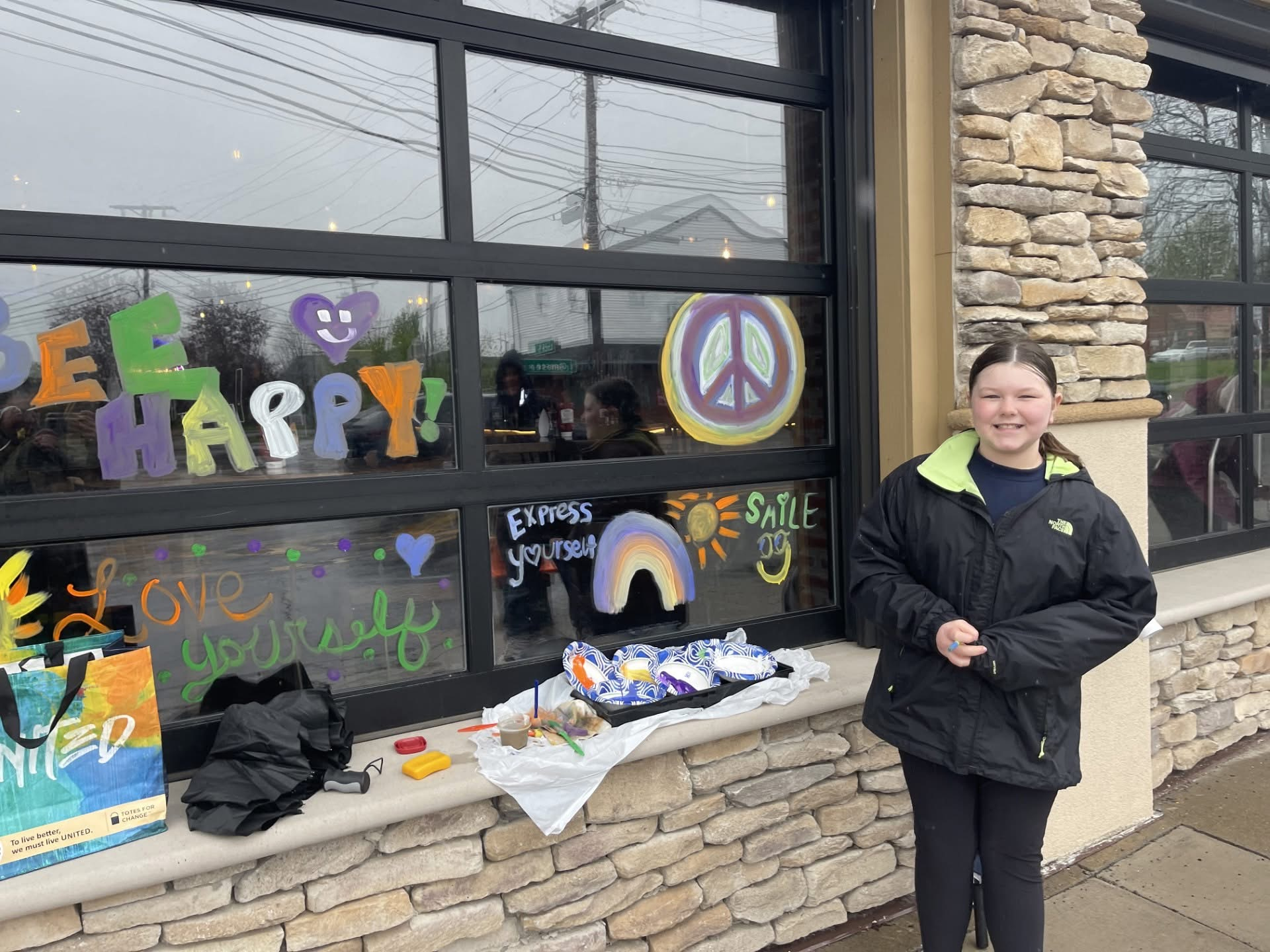 Window Painting at Sal's